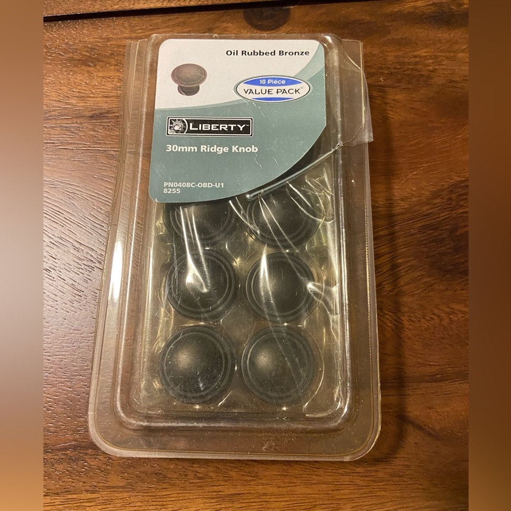NEW Lot of 19 Liberty Round 30mm Ridge Knob Oil Rubbed Bronze PN0408C-OBD-U1